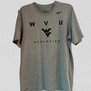 WVU Mountaineers Nike Dri-Fit Mens T-Shirt Size M